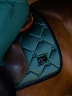 Equestrian Stockholm Jump Saddle Pad Sycamore Green -Equestrian Club 11sycamore green jumping saddle pad hoppschabrak springschabrack spring zadeldekje hov