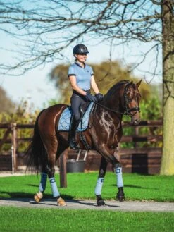 PS Of Sweden Daniella Polo Shirt Light Blue -Equestrian Club 178512603 origpic 35b034