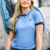 PS Of Sweden Daniella Polo Shirt Light Blue