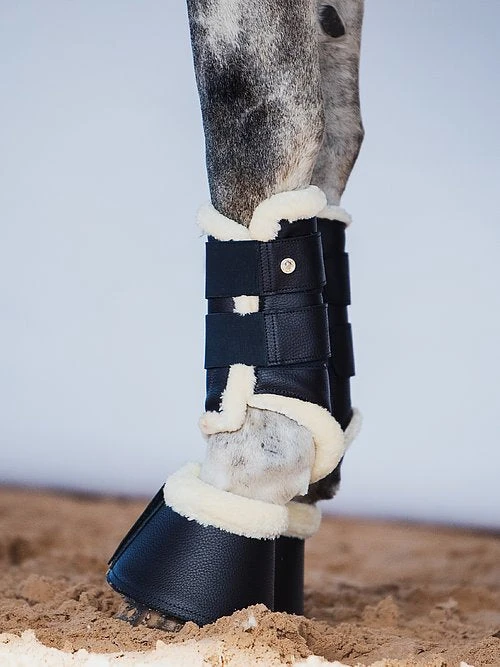 PS Of Sweden Fleece Bell Boots Navy 2 PS Of Sweden Fleece Bell Boots Navy - Image 2