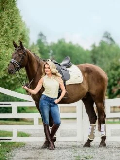 PS Of Sweden Minna Sleeveless Polo Shirt Lemon -Equestrian Club 178719461 origpic 36e10d