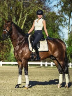 PS Of Sweden Minna Sleeveless Polo Shirt Lemon -Equestrian Club 178719461 origpic 8f1d29