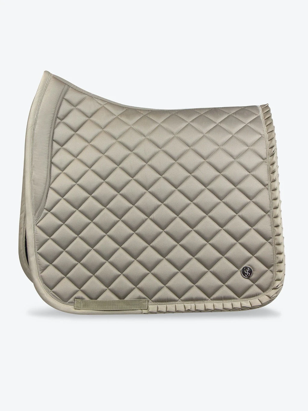 PS Of Sweden Diamond Ruffle Dressage Saddle Pad Latte 1 PS Of Sweden Diamond Ruffle Dressage Saddle Pad Latte