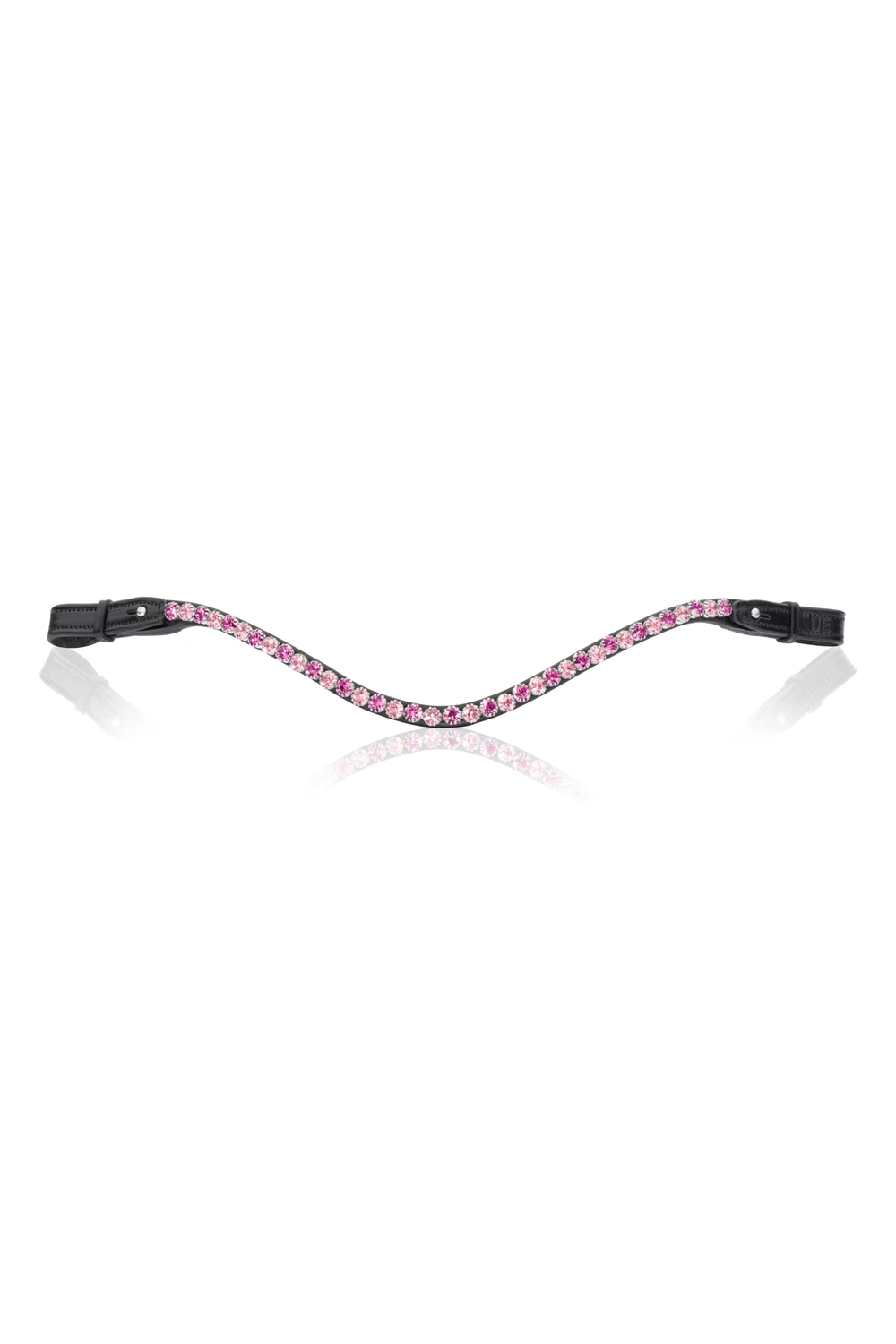 IN STOCK - Utzon Equestrian Elegant Browband Party Pink 3 IN STOCK - Utzon Equestrian Elegant Browband Party Pink - Image 3