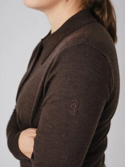 PS Of Sweden Hailey Fine Knit Sweater Coffee -Equestrian Club 281 f4fd10b2fb hailey coffe 0026 original