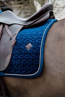 Kentucky Velvet Dressage Saddle Pad Navy -Equestrian Club 2eb999ff5a5d0fe74016ce103a9bf65a28739f52d1393e584125b4733c3cd0a1
