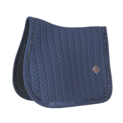 Kentucky Glitter Stone Jump Saddle Pad Navy