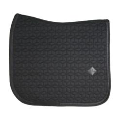 Kentucky Glitter Rope Dressage Saddle Pad Black