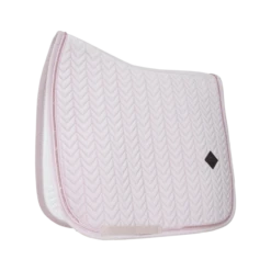 Kentucky Velvet Pearls Dressage Saddle Pad Soft Rose