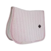Kentucky Velvet Pearls Jump Saddle Pad Soft Rose