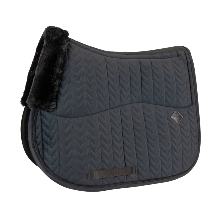 Kentucky Velvet Skin Friendly Jump Saddle Pad Black 1 Kentucky Velvet Skin Friendly Jump Saddle Pad Black