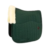 Kentucky Skin Friendly Velvet Dressage Saddle Pad Pine Green
