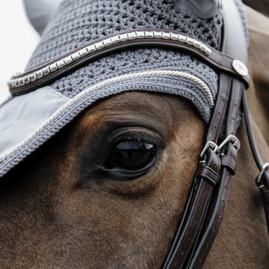 Kentucky Velvet Wellington Ear Bonnet Grey 3 Kentucky Velvet Wellington Ear Bonnet Grey - Image 3