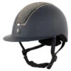 BR Equestrian Omega Glamourous Helmet Navy/Gunmetal