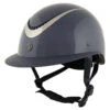 BR Equestrian Theta Plus Helmet Glossy Navy/Gunmetal