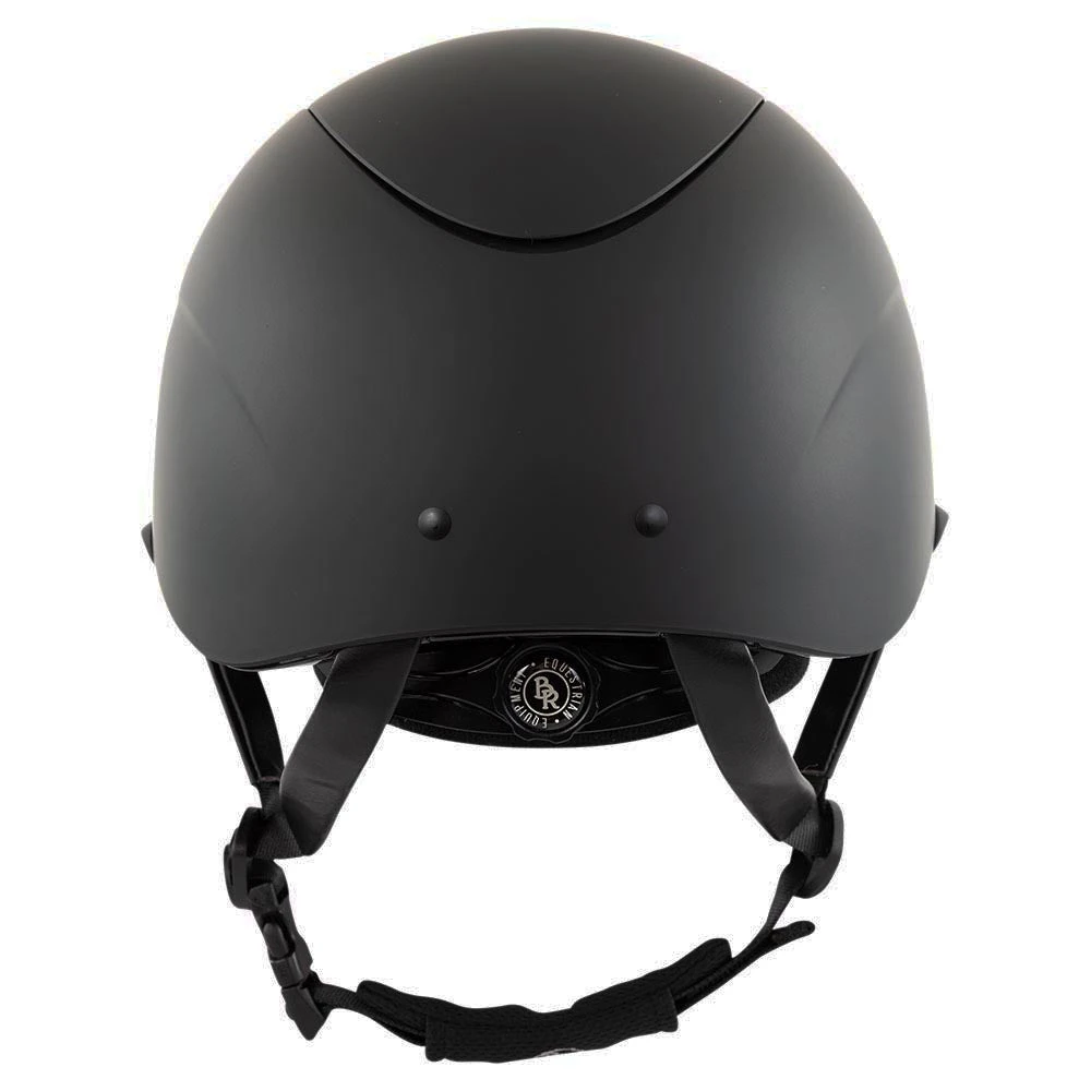 BR Equestrian Theta Plus Helmet Black/Gunmetal 2 BR Equestrian Theta Plus Helmet Black/Gunmetal - Image 2