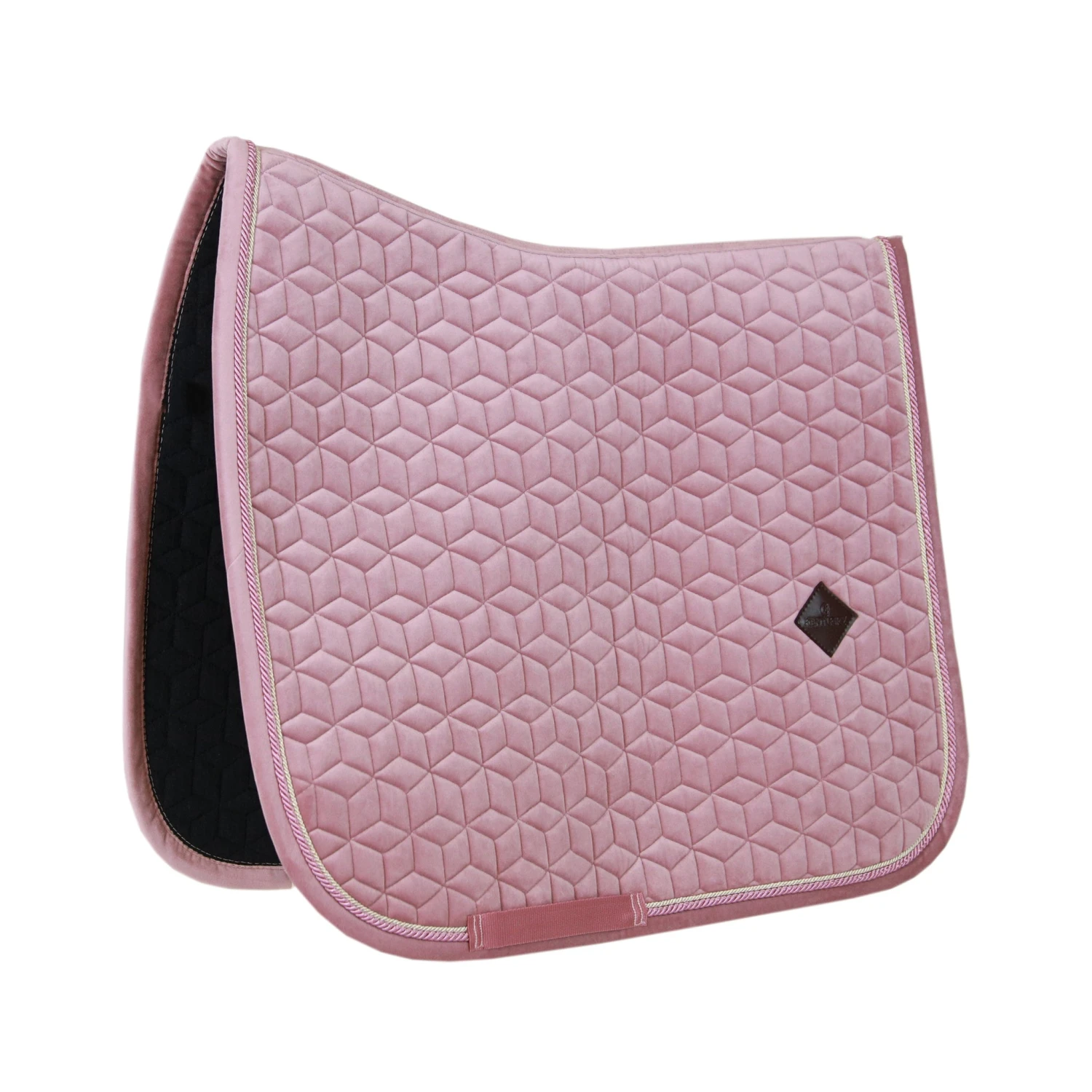 Kentucky Velvet Dressage Saddle Pad Old Rose 1 Kentucky Velvet Dressage Saddle Pad Old Rose