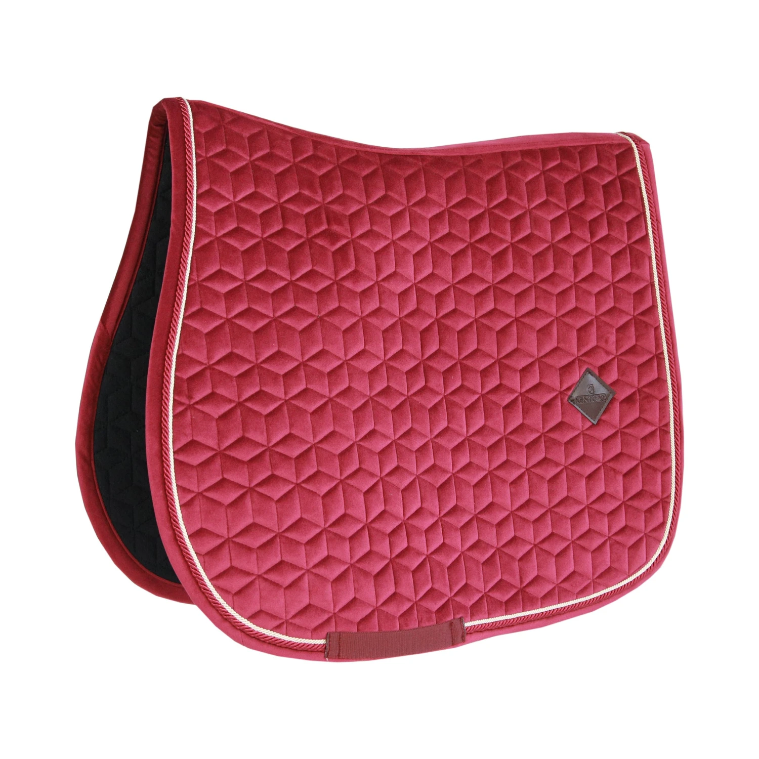 Kentucky Velvet Jump Saddle Pad Fuchsia 1 Kentucky Velvet Jump Saddle Pad Fuchsia