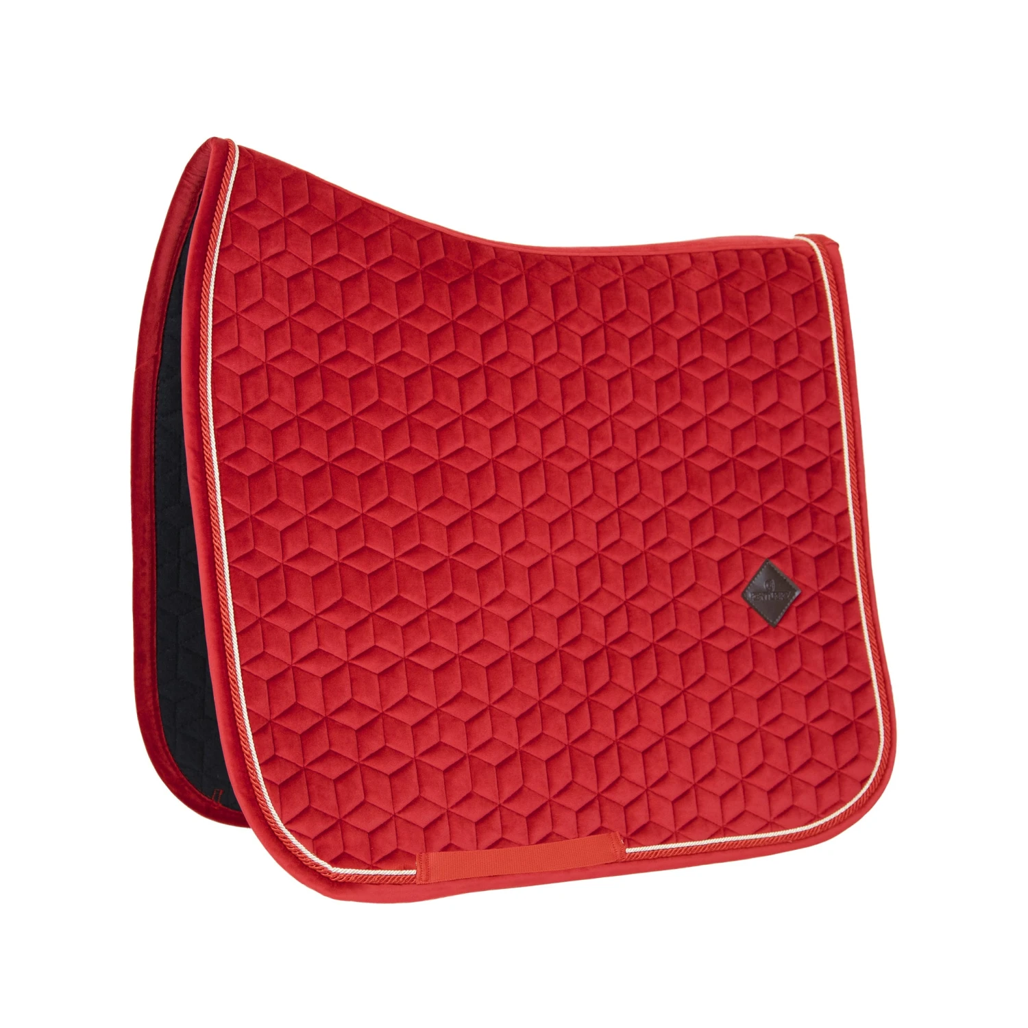 Kentucky Velvet Dressage Saddle Pad Red 1 Kentucky Velvet Dressage Saddle Pad Red