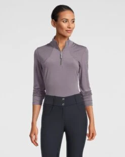 PS Of Sweden Alessandra Base Layer Grey -Equestrian Club Alessandra Grey Front 2