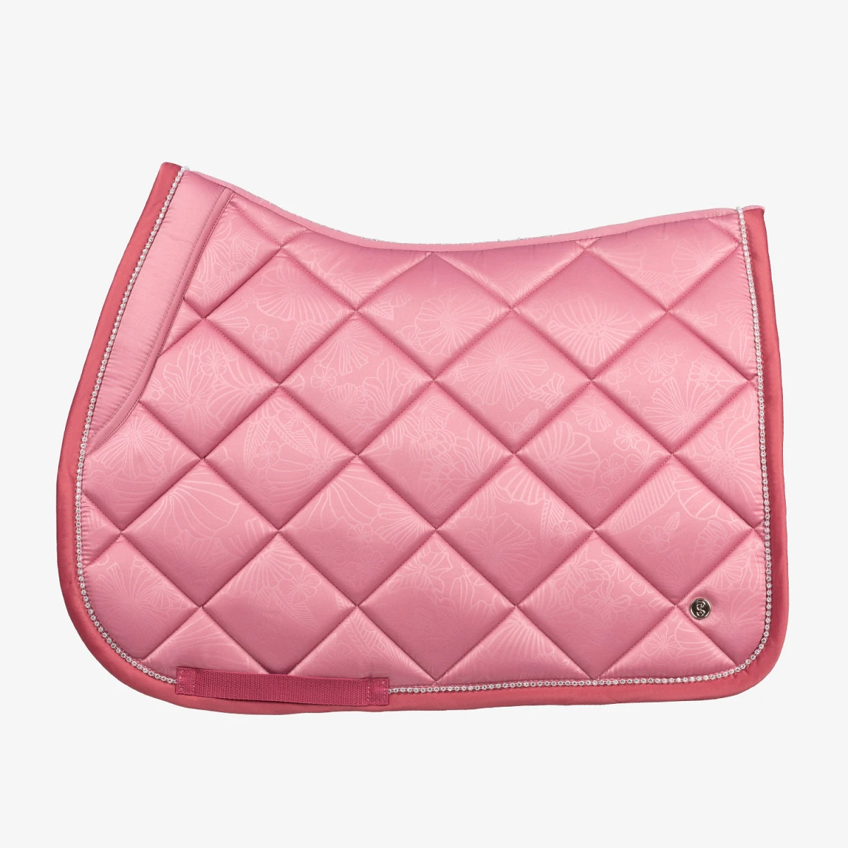 PS Of Sweden Floret Jump Saddle Pad Faded Rose 2 PS Of Sweden Floret Jump Saddle Pad Faded Rose - Image 2