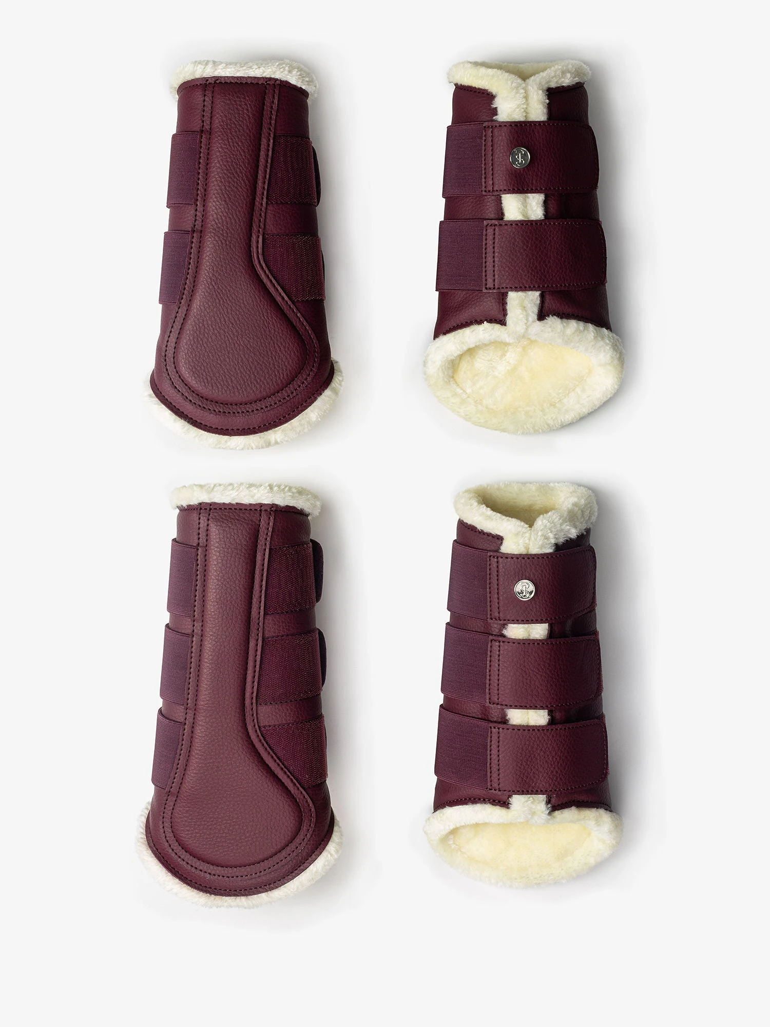 PS Of Sweden Fleece Brushing Boots Wine 1 PS Of Sweden Fleece Brushing Boots Wine