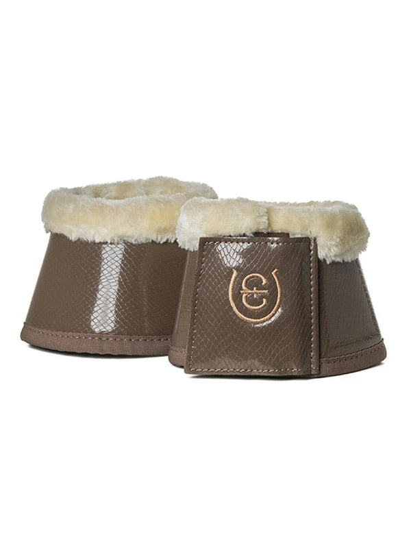 Equestrian Stockholm Fleece Bell Boots Champagne 1 Equestrian Stockholm Fleece Bell Boots Champagne