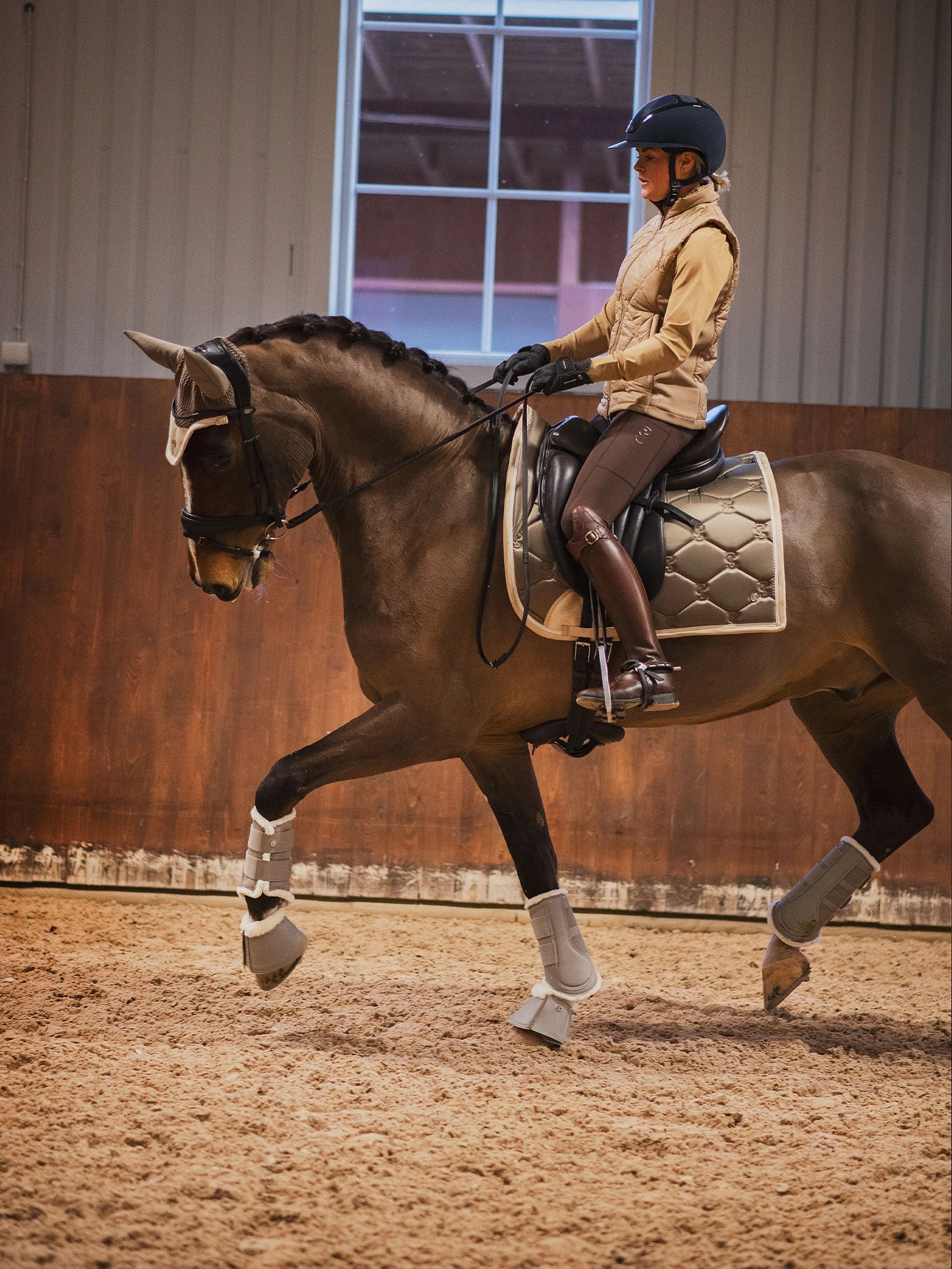 PS Of Sweden Essential Dressage Saddle Pad Chocolate Chip 2 PS Of Sweden Essential Dressage Saddle Pad Chocolate Chip - Image 2