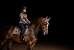 Equestrian Stockholm Ear Bonnet Champagne -Equestrian Club DSC 3164