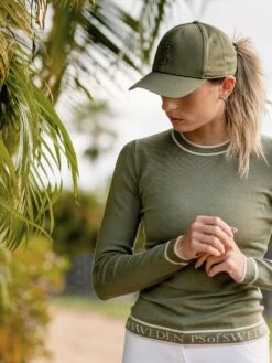 PS Of Sweden Silvia Knit Sweater Khaki Green