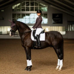 Equestrian Stockholm Modern Dressage Saddle Pad White Moonless Night -Equestrian Club ESMoonlessNight 1