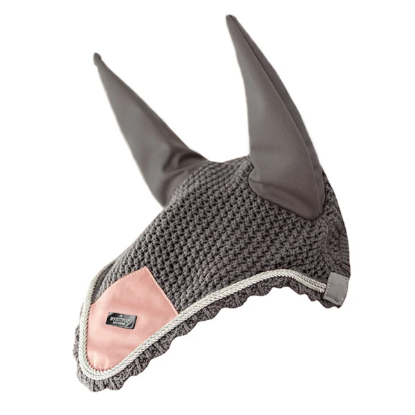 Equestrian Stockholm Ear Bonnet Dusty Pink 1 Equestrian Stockholm Ear Bonnet Dusty Pink