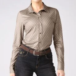 PS Of Sweden Estelle L/S Magic Shirt Cappuccino