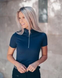 Fager Emma Short Sleeve Base Layer Navy