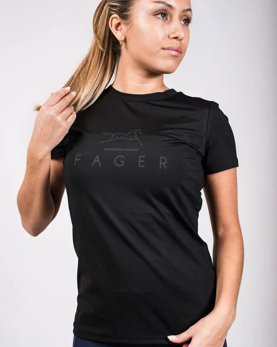 Fager Fia Short Sleeve T-shirt Black 1 Fager Fia Short Sleeve T-shirt Black