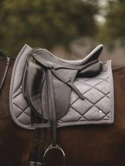 PS Of Sweden Floret Dressage Saddle Pad Grey -Equestrian Club FloretDressagePad1Grey