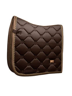 Equestrian Stockholm Dressage Saddle Pad Golden Brown