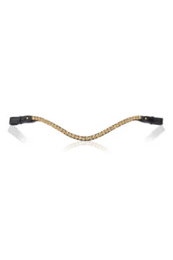 Utzon Equestrian Elegant Browband Gold