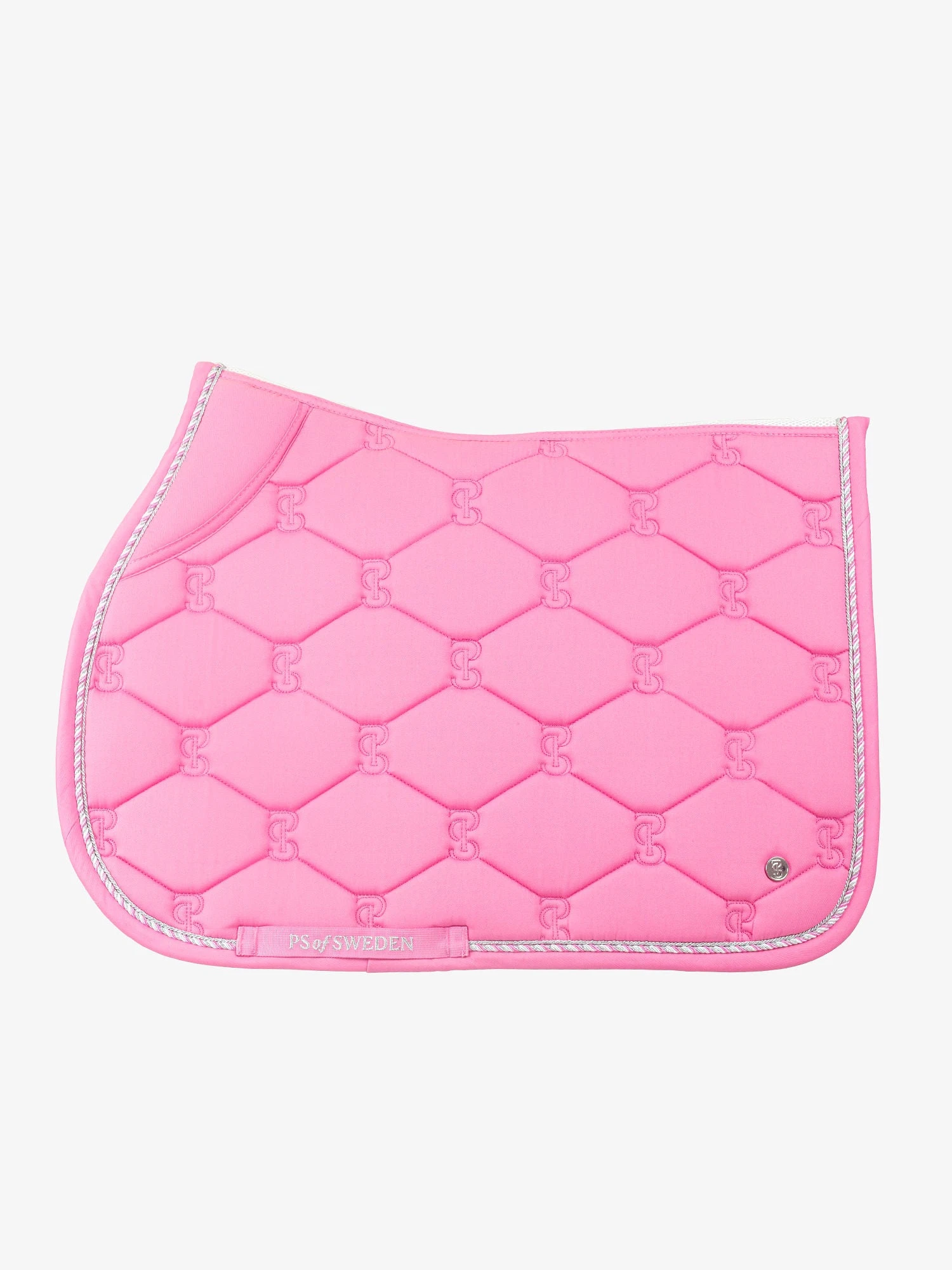 PS Of Sweden Cotton Signature Jump Saddle Pad Pink 1 PS Of Sweden Cotton Signature Jump Saddle Pad Pink