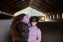 Equestrian Stockholm Ear Bonnet Pink Crystal 5 Equestrian Stockholm Ear Bonnet Pink Crystal -Equestrian Club MG 6387
