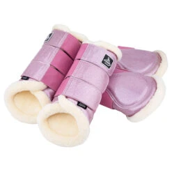 SD Design Hollywood Glamorous Fleece Brushing Boots Sparkling Rose