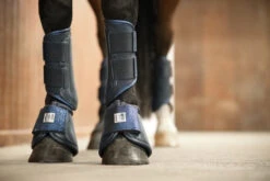 SD Design Hollywood Glamorous Bell Boots Blueberry Twinkles -Equestrian Club O 414 SD Hollywood Glamorous COOL Tech brushing boots 1