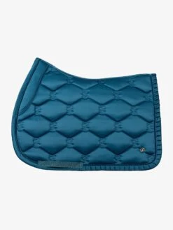 PS Of Sweden Ruffle Jump Saddle Pad Petrol Blue