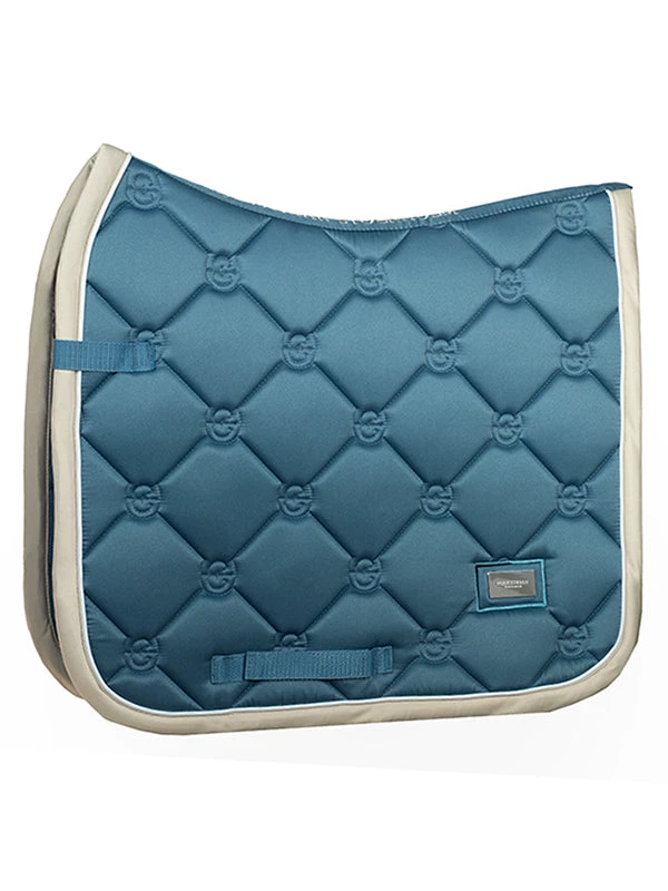 Equestrian Stockholm Dressage Saddle Pad Stone Blue 2 Equestrian Stockholm Dressage Saddle Pad Stone Blue - Image 2