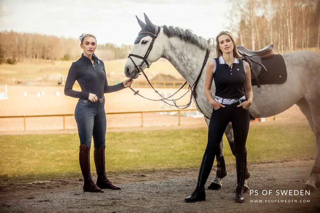 PS Of Sweden Pole Jump Saddle Pad Navy 3 PS Of Sweden Pole Jump Saddle Pad Navy - Image 3