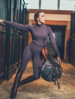 PS Of Sweden Taylor Riding Tights Plum