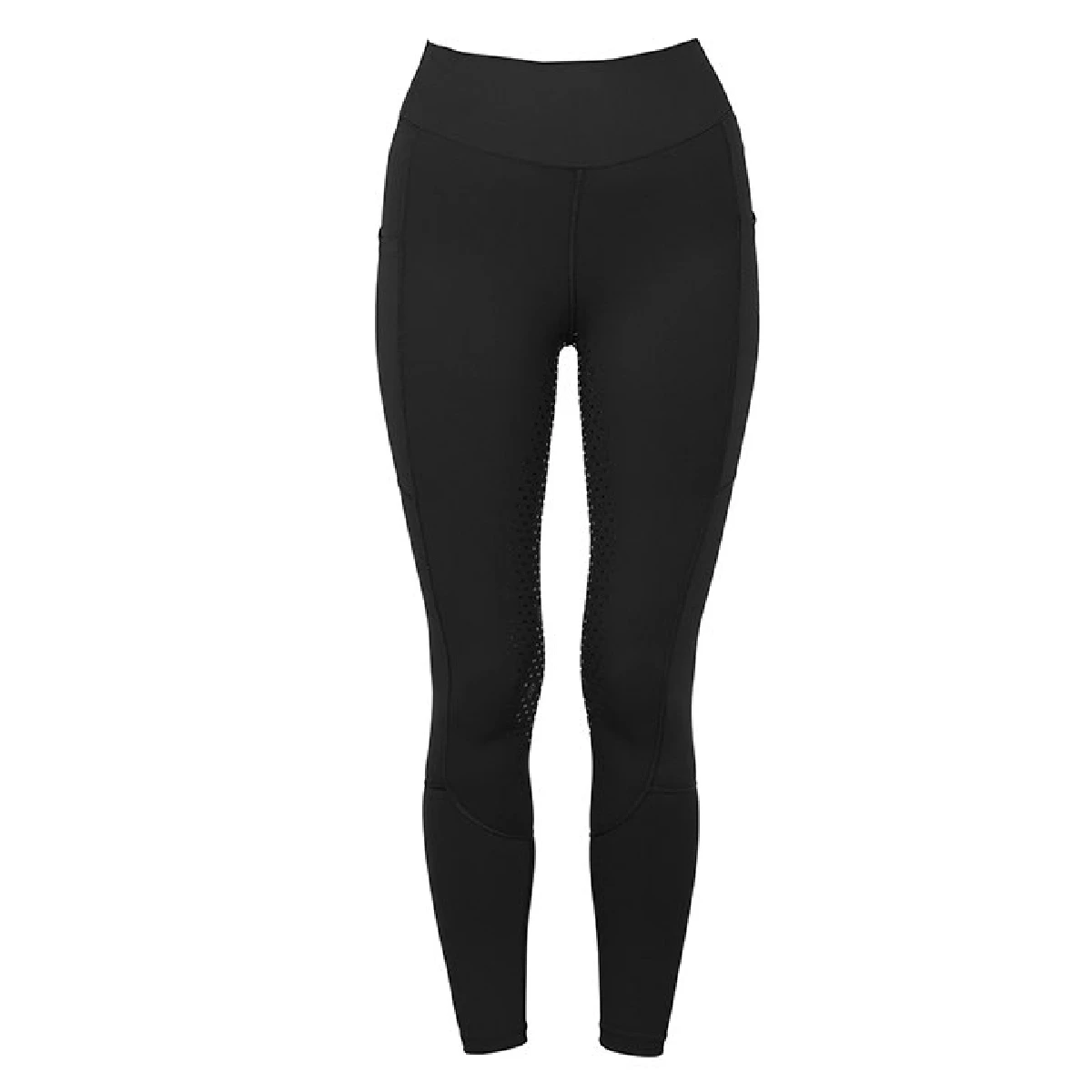 Equestrian Stockholm Movement Dressage Riding Tights Black Blush 2 Equestrian Stockholm Movement Dressage Riding Tights Black Blush - Image 2
