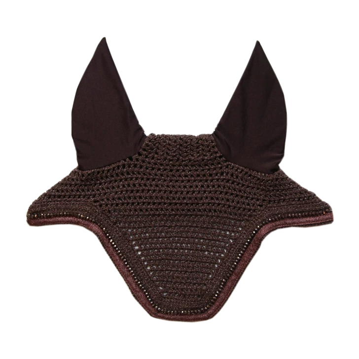 Kentucky Glitter Band Wellington Ear Bonnet Brown 1 Kentucky Glitter Band Wellington Ear Bonnet Brown