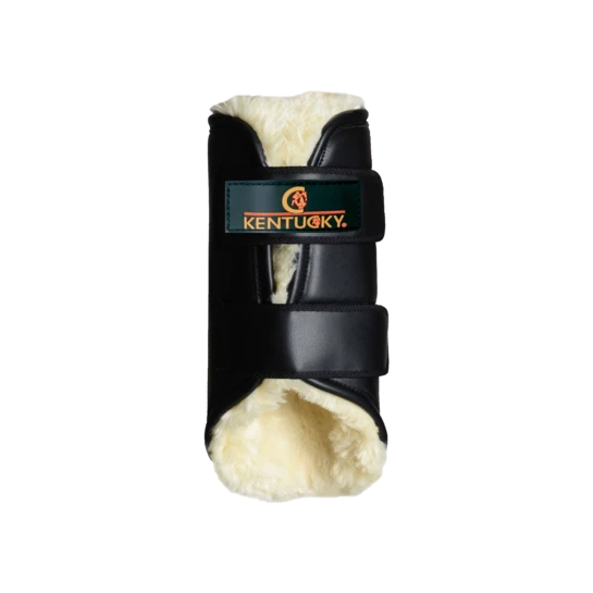 Kentucky Leather Brushing Boots Black 3 Kentucky Leather Brushing Boots Black - Image 3