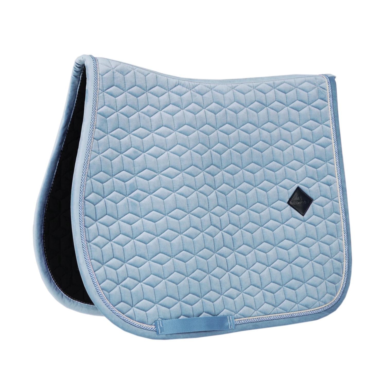 Kentucky Velvet Jump Saddle Pad Light Blue 1 Kentucky Velvet Jump Saddle Pad Light Blue